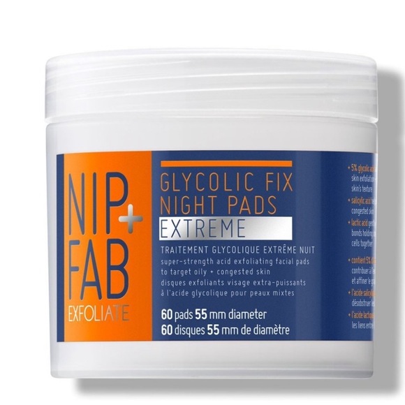 BN Nip+Fab Glycolic Fix Night Pads Extreme 60 Pads - Picture 2 of 10